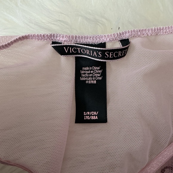 Victoria Secret Lace Burgundy Bodysuit Satin Waistband No Snap Size Small - Picture 7 of 7